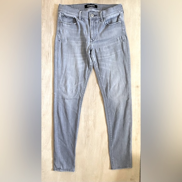 EXPRESS Mid Rise Skinny Jeans - Picture 3 of 15